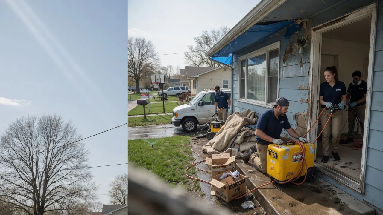 Basement Flood Cleanup in Washington, KS near me